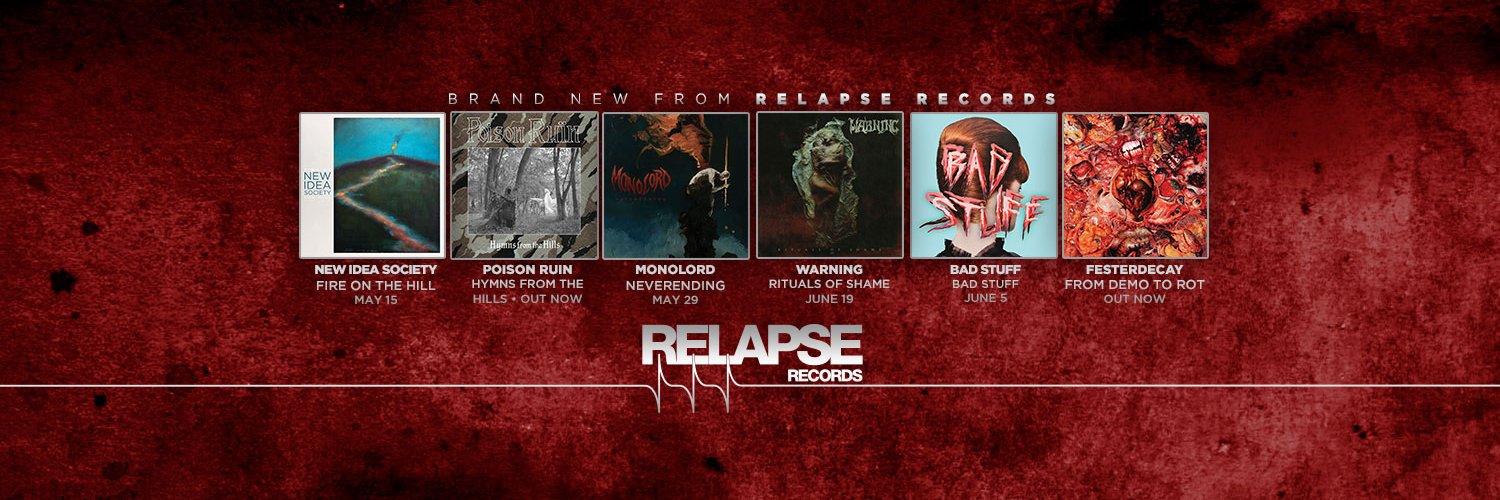 Relapse Records banner