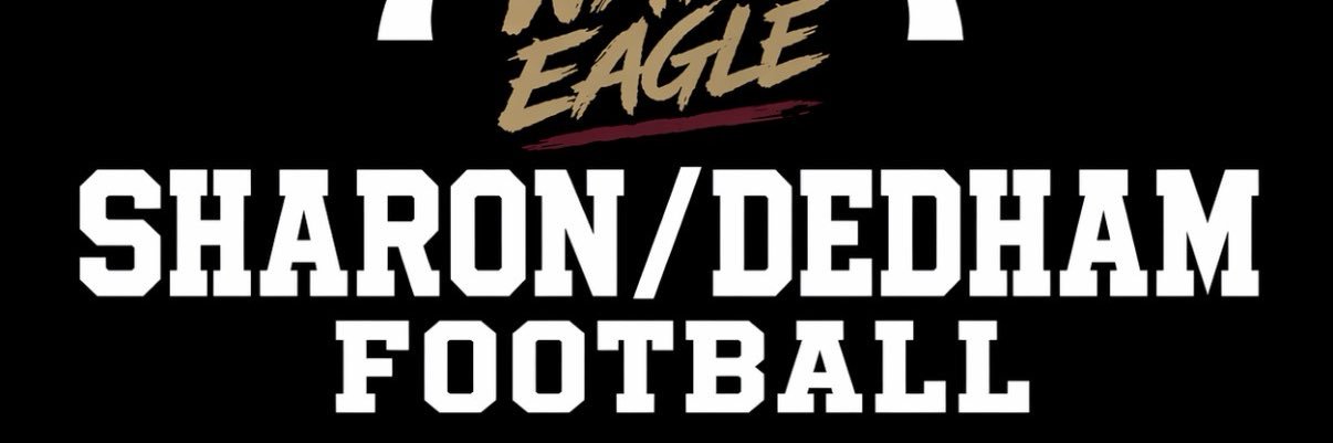 Sharon/Dedham Football banner