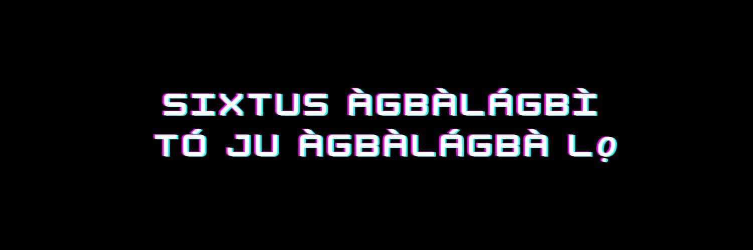 Sixtus Nnamani's banner