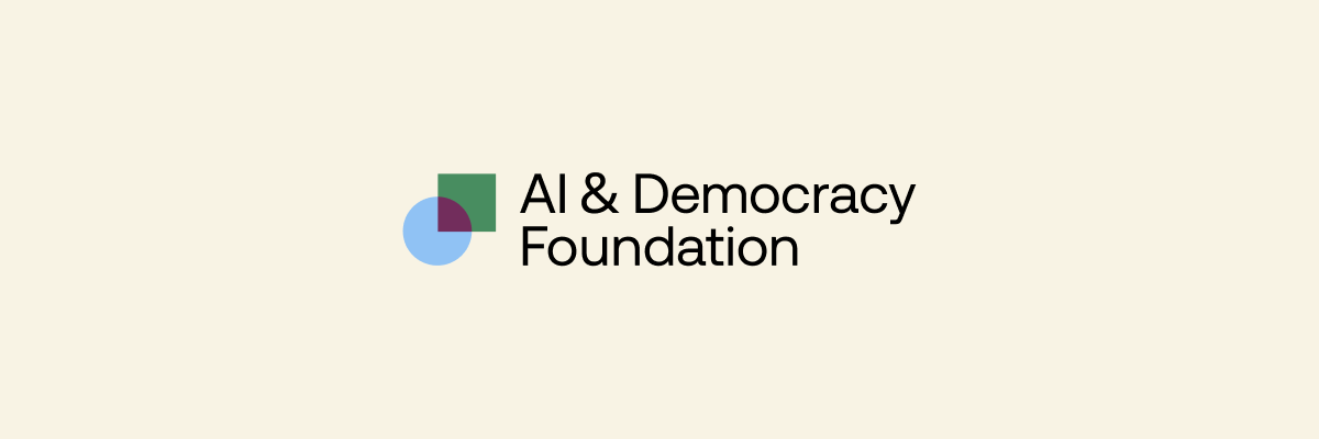 AI & Democracy Foundation banner