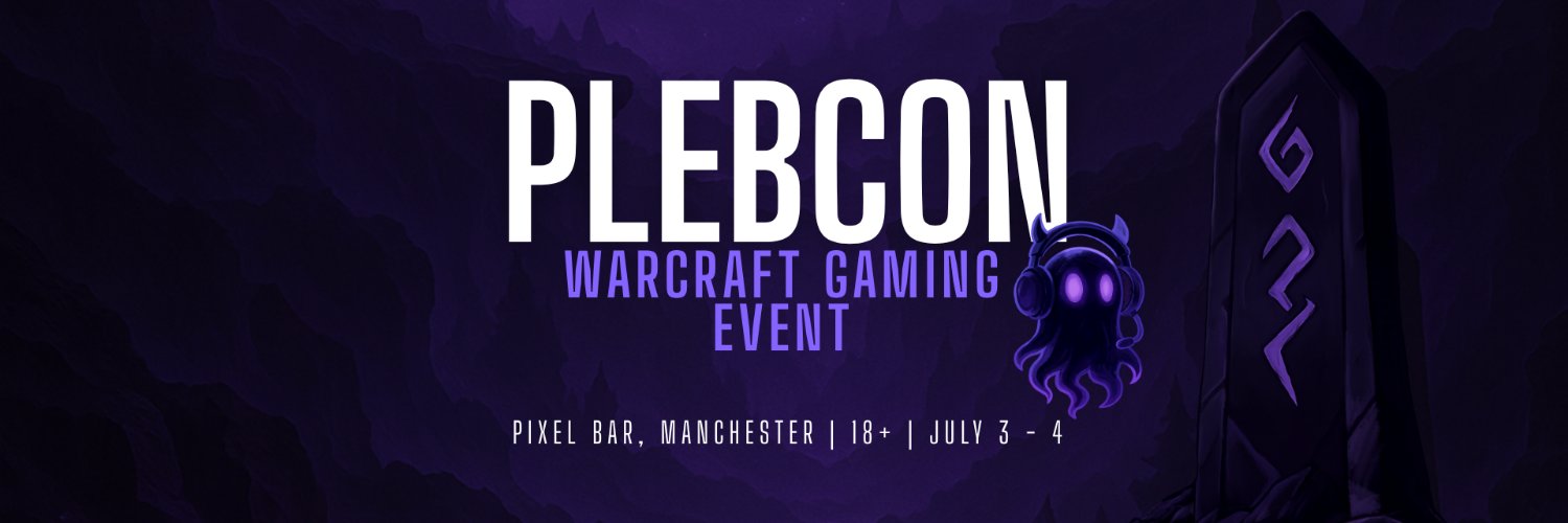 PlebCon | Warcraft Community Event banner