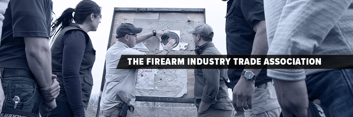 NSSF—The Firearm Industry Trade Association's banner