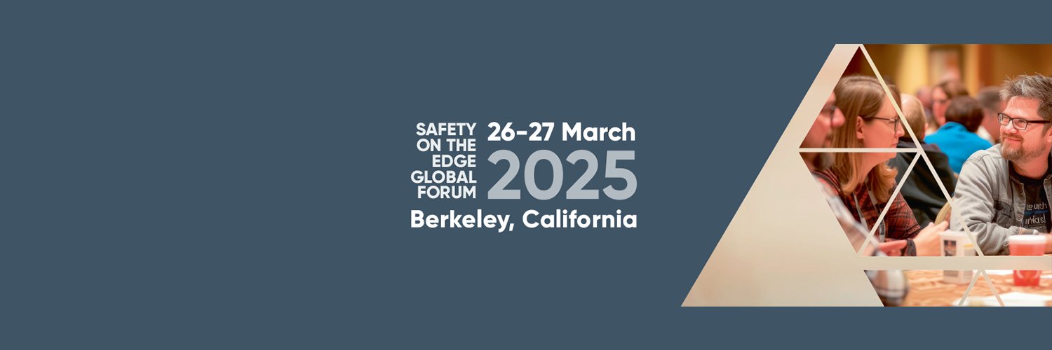Safety On The Edge Global Forum 2025 banner