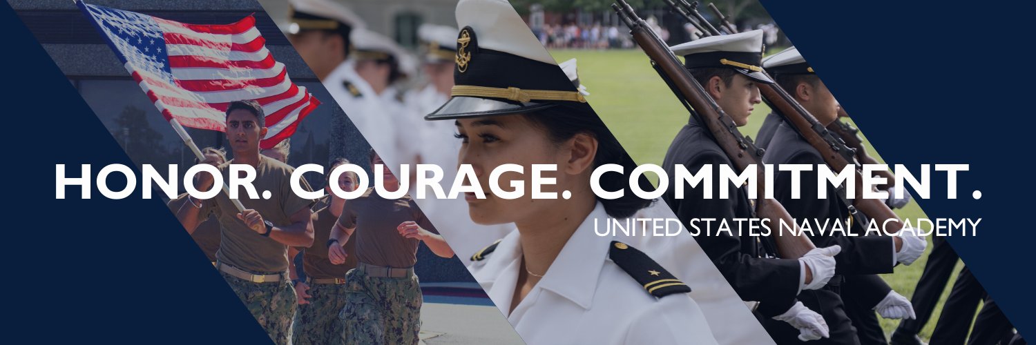 U.S. Naval Academy's banner