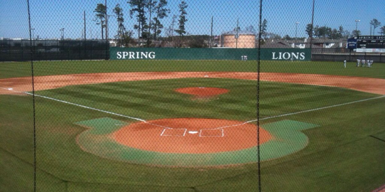SPRING LION BASEBALL banner