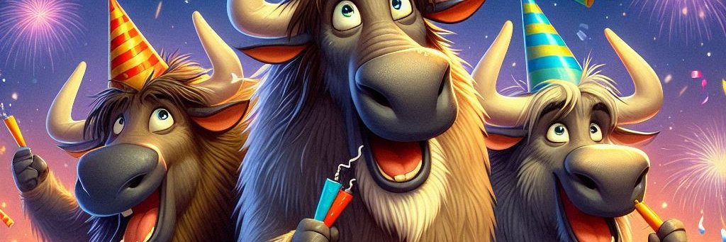 Gnu year's eve banner