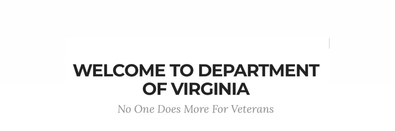 Veterans of Foreign Wars of Virginia's banner