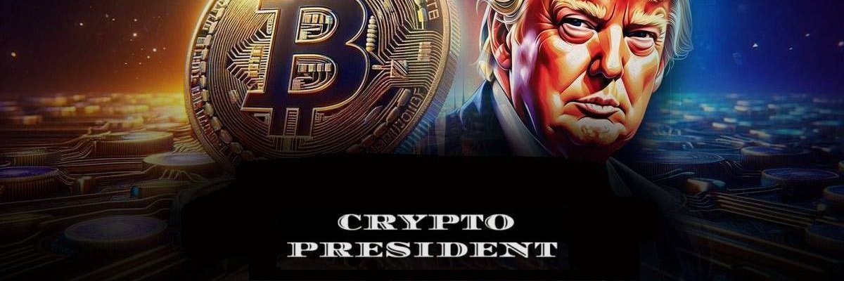 Crypto President banner