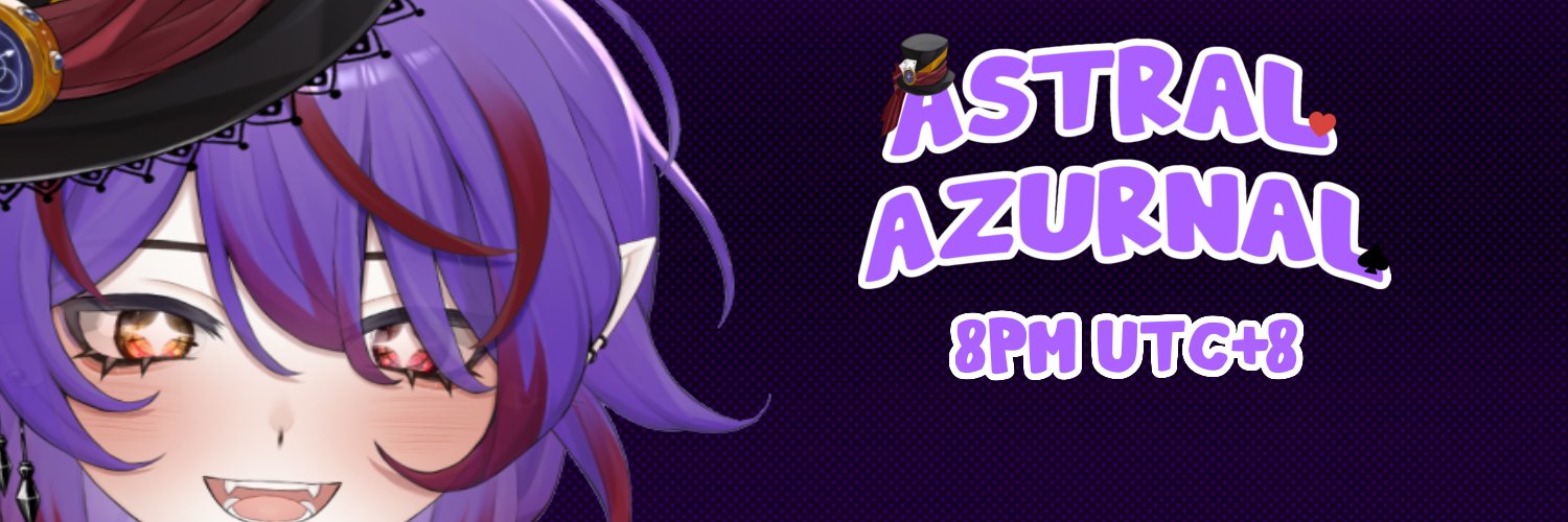 Astral the Chronomancer Vtuber banner