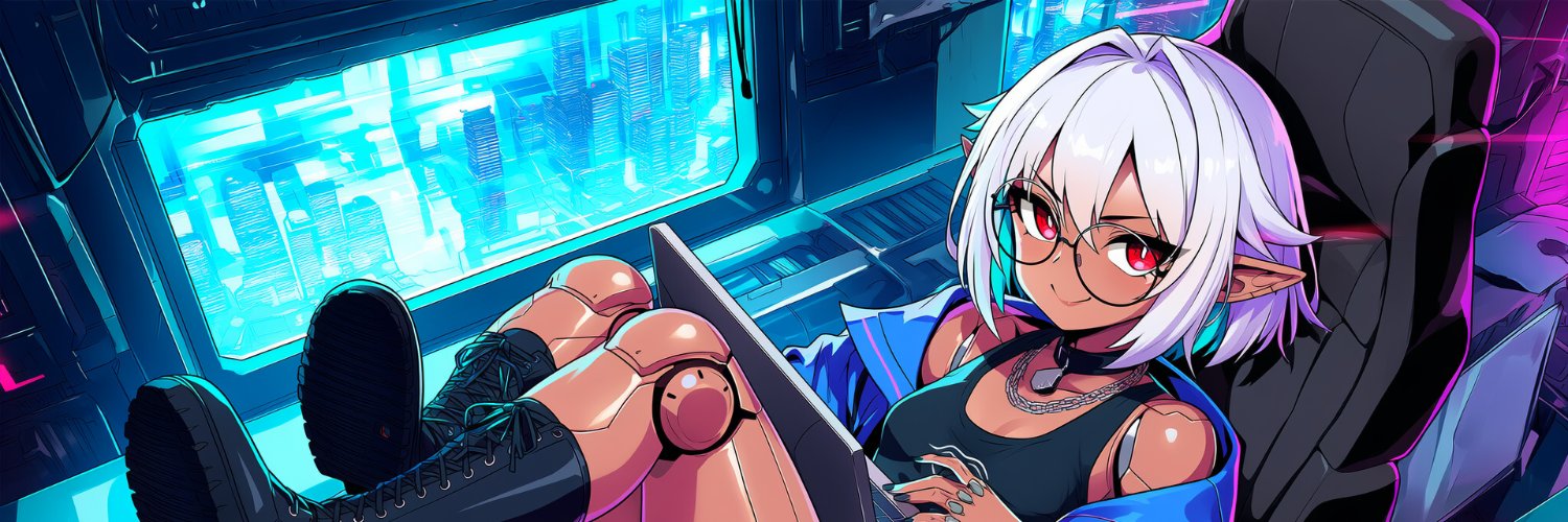 Bunny girl Luna (lunaverse) banner