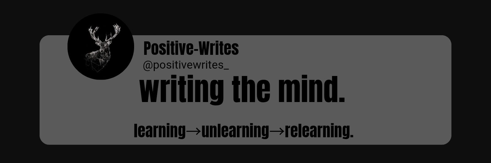 Positive-Writes banner