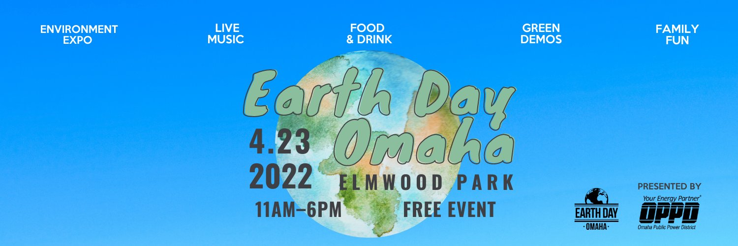 Earth Day Omaha banner