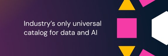 Unity Catalog's banner
