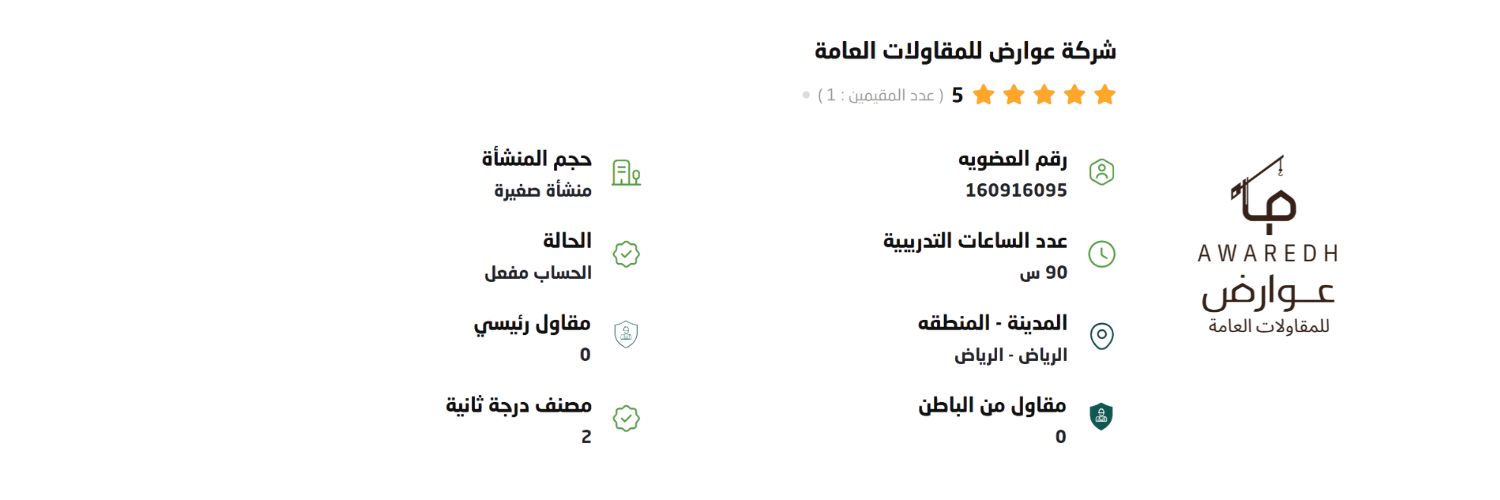 شركة عوراض | AWAREDH.KSA banner