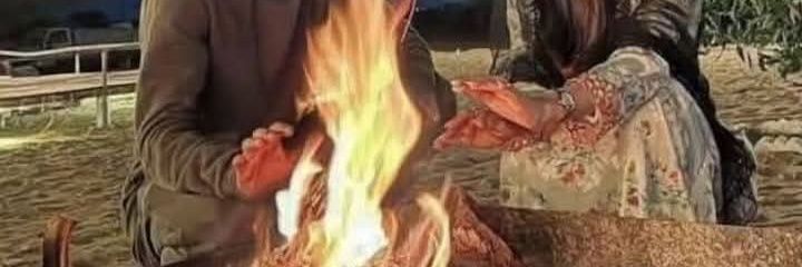 young couple... banner