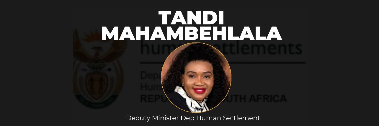 Tandi Mahambehlala's banner