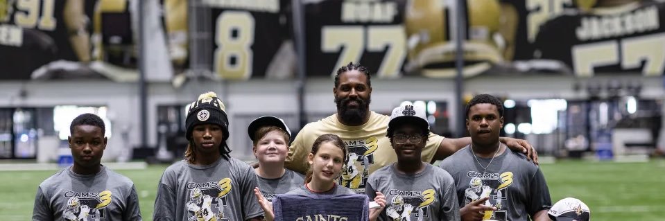 Cam Jordan Foundation banner