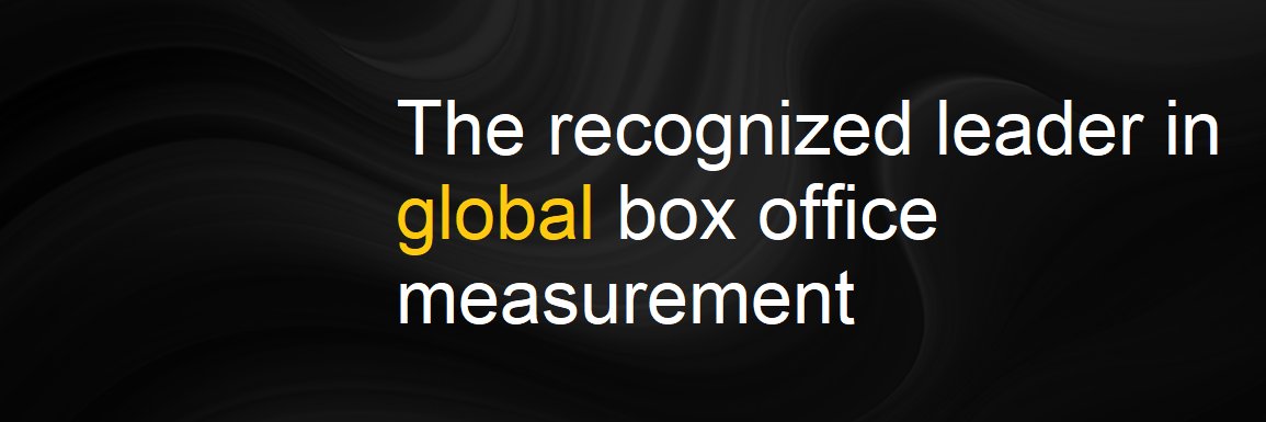 Comscore Global Box Office's banner