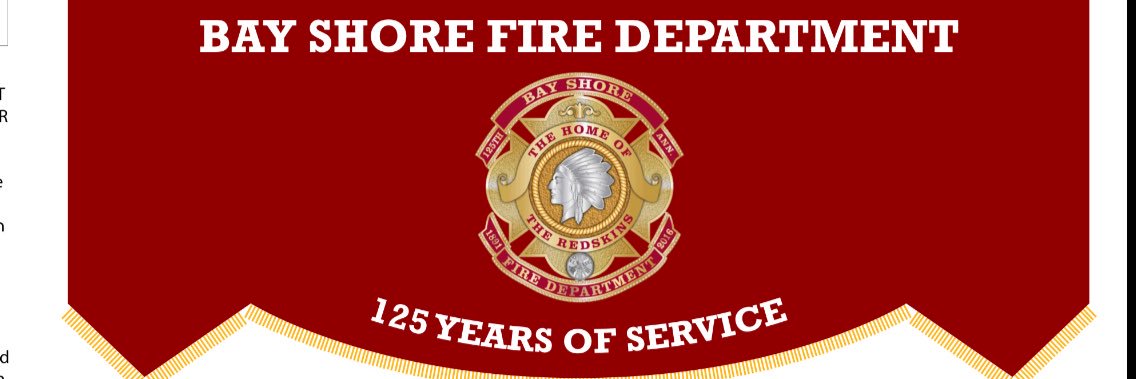 Bay Shore Fire Dept. banner