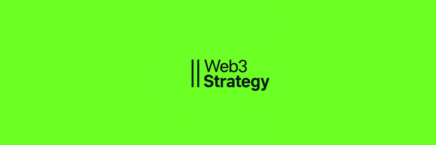 Web3 Strategy 🟩🟩🟩 banner