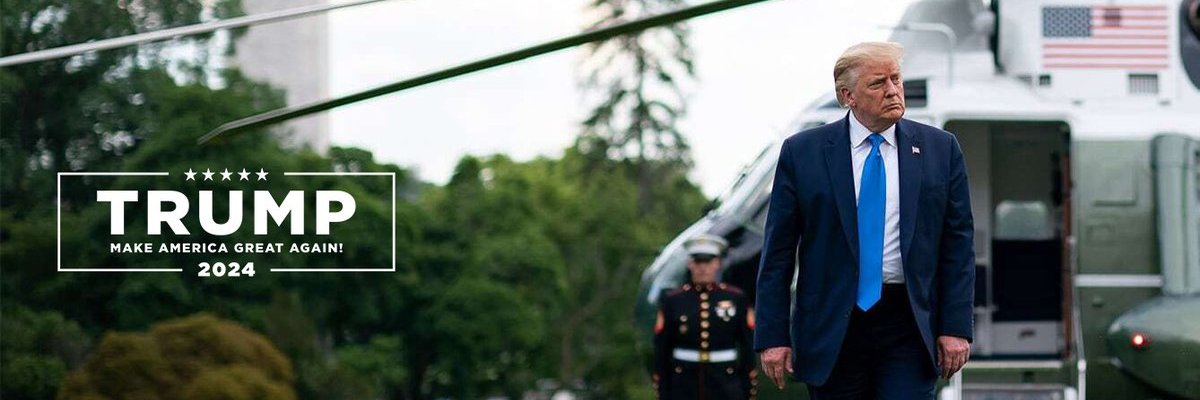 FIGHT TO MAGA banner