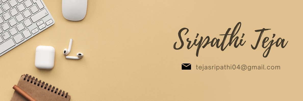 Sripathi Teja's banner