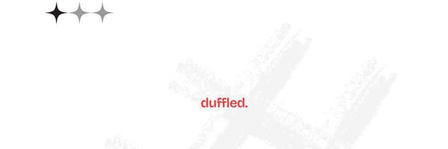 Duffled magazine banner