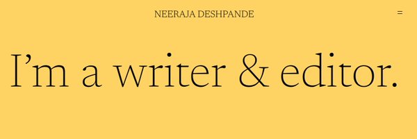 neerajadeshp Profile Banner