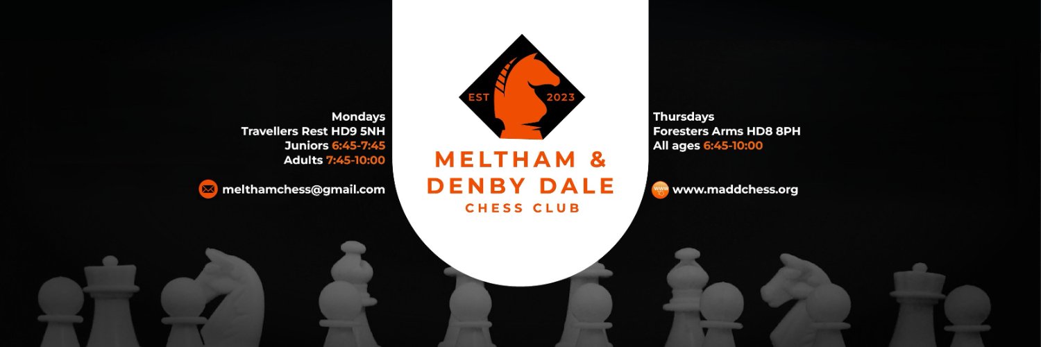 Meltham and Denby Dale Chess Club's banner