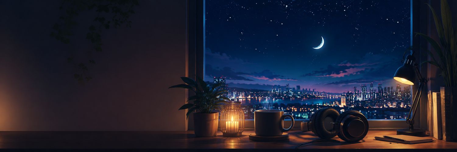 夜のLOFIリラクゼーションNight LOFI Relaxation banner