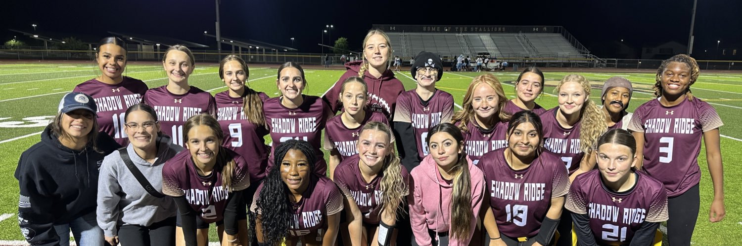 Shadow Ridge HS Girls Flag Football banner