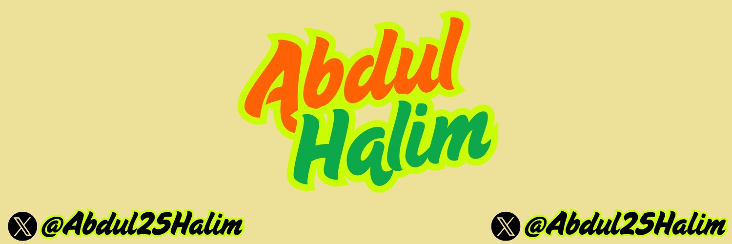 Abdul25Halim's profile banner image