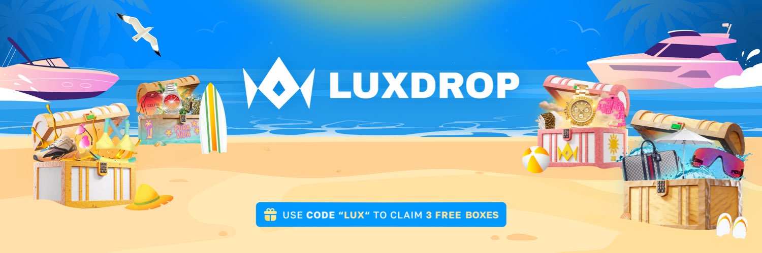 LuxDrop's banner