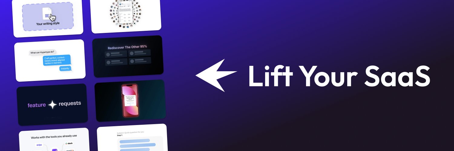 Richard | Lift Your SaaS⚡️ banner