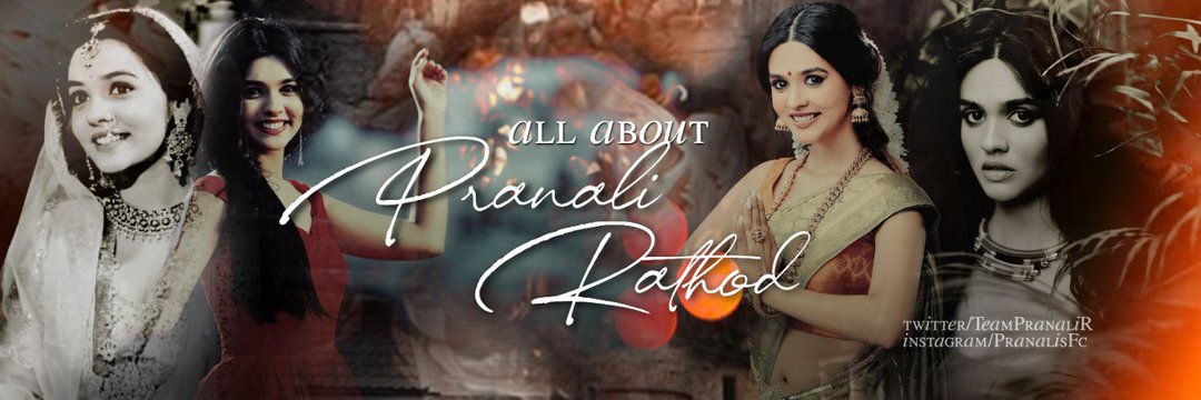 Pranali Rathod Official FC banner