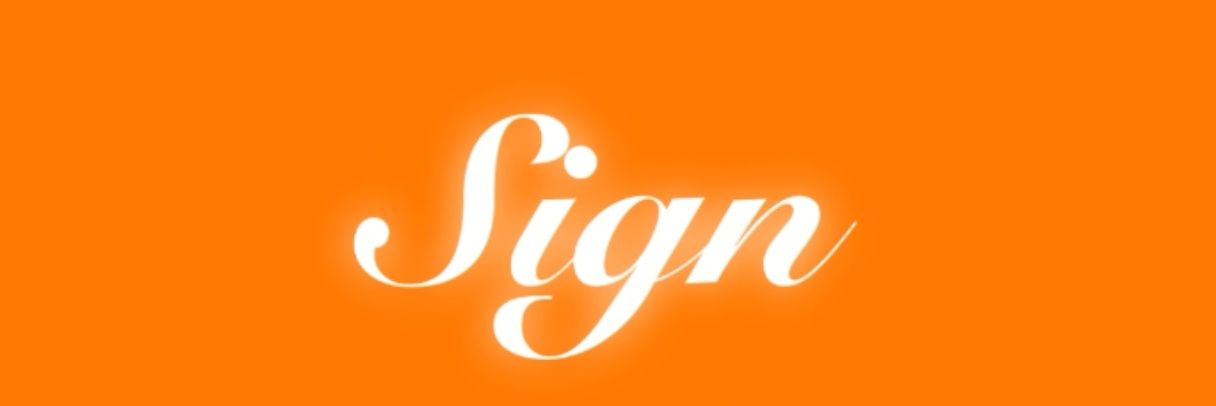 崇关🧡sign banner
