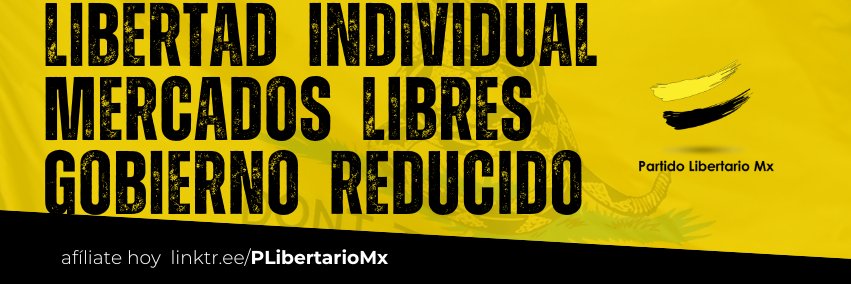Partido Libertario Mx Yucatán's banner