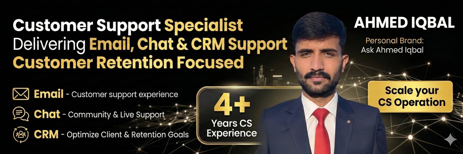 Shopify Customer Support Ahmed banner