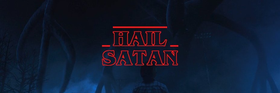 Lord "Hail Satan" Night banner