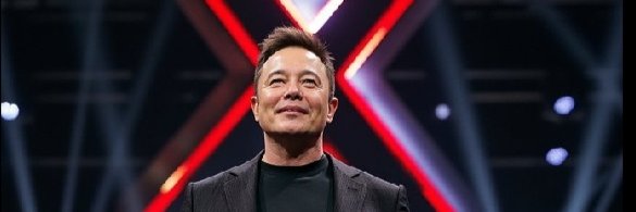 Parody of Elon musk's banner