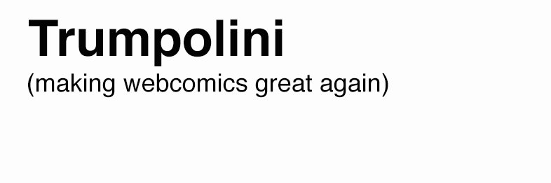 Trumpolinicomic's profile banner image