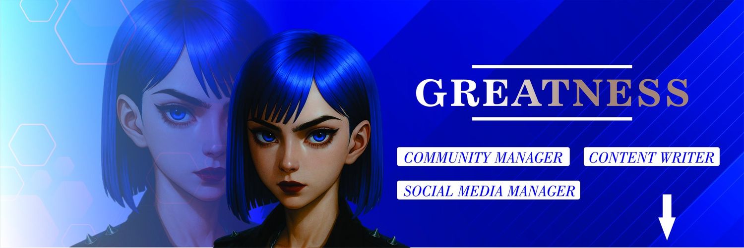 Greatness 💙 banner