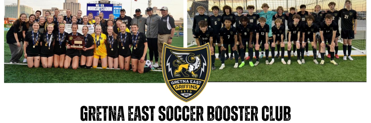 Gretna East Soccer Booster Club banner