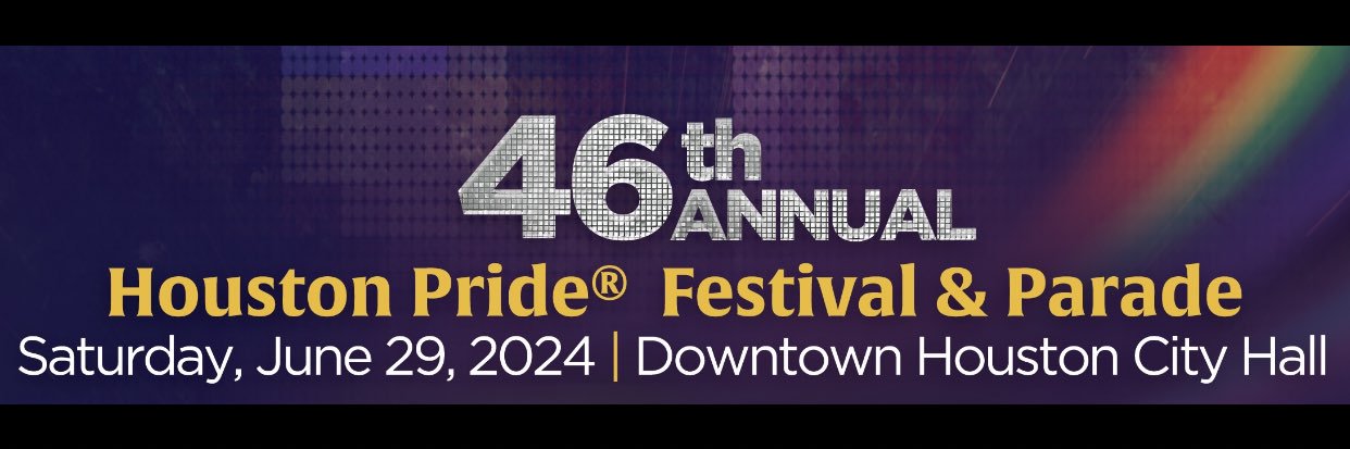 Pride Houston 365 banner