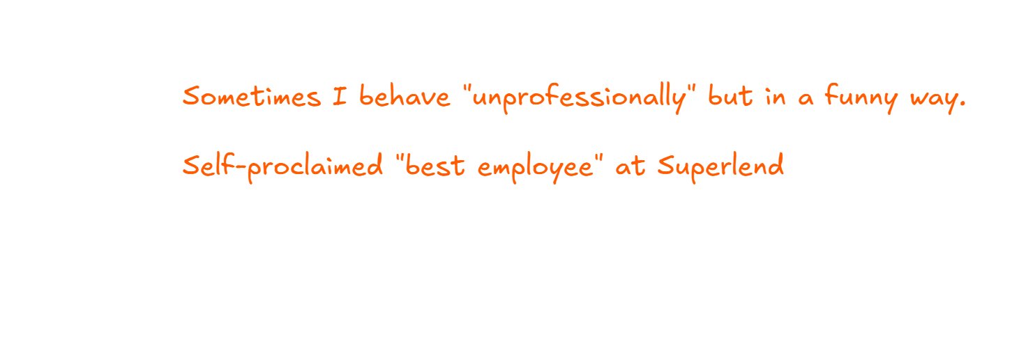 Superlend Intern banner