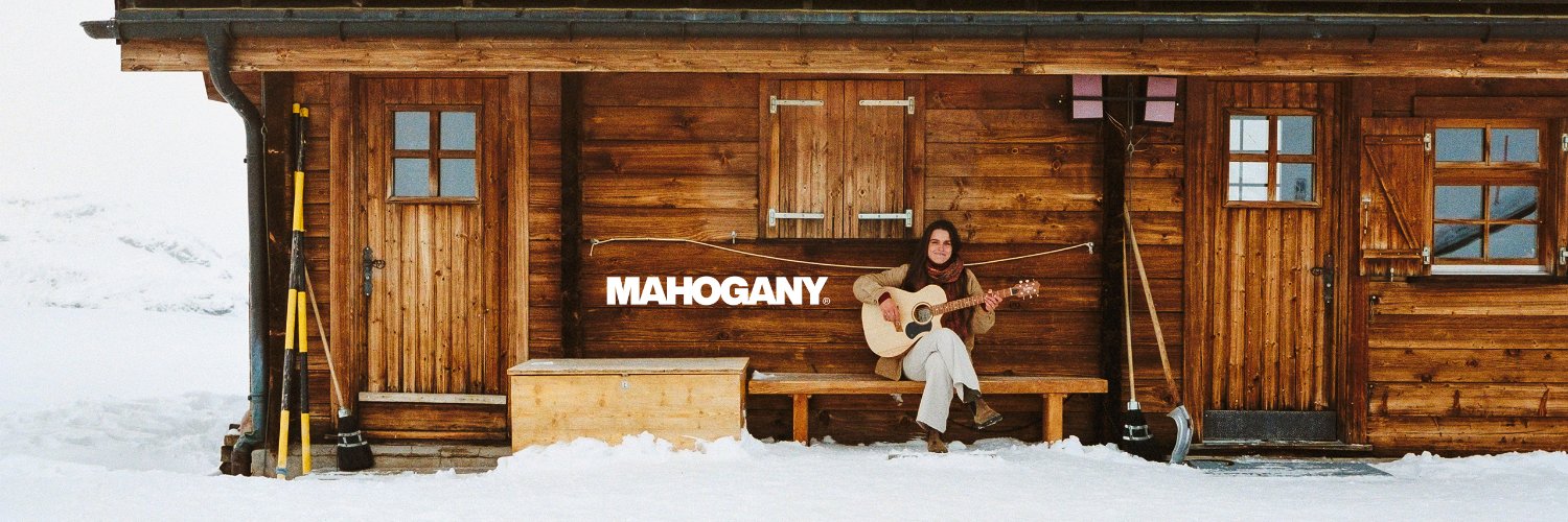 Twitter banner for @mahogany
