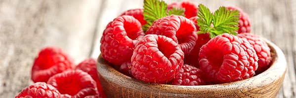 Frambuesa y fresa banner
