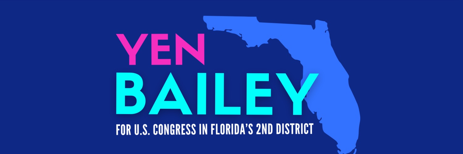 Yen Bailey for Congress (FL-2) banner