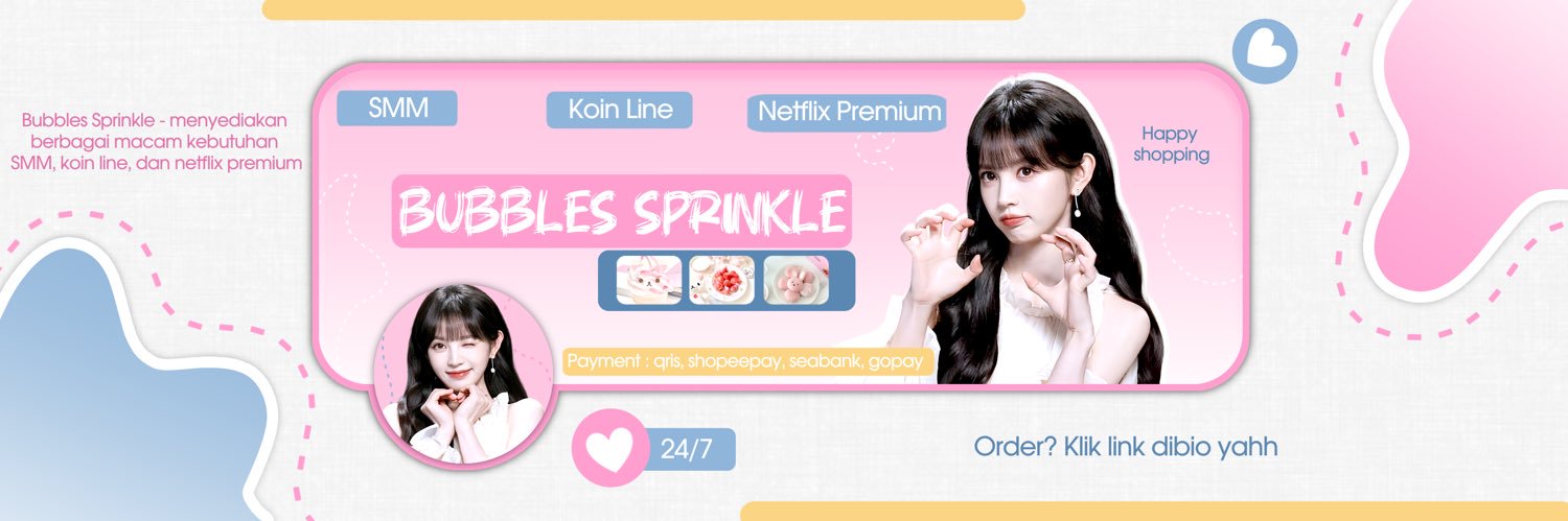bubblessprinkle's profile banner image