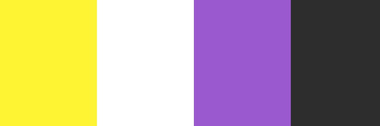 theythemfrog 💛🤍💜🖤 banner